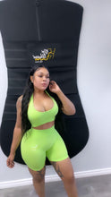 Load image into Gallery viewer, Mint green biker 2 piece